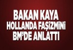 Bakan Kaya BM'de konuştu.