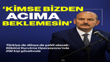 Bakan Soylu: Kökünü kurutma operasyonunda 202 kişi gözaltına alındı