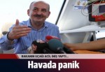 Bakan'ın uçağı acil iniş yaptı