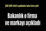 Bakanlık 'zehirli' ayakkabıların markasını açıkladı