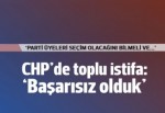 Balıkesir'de CHP'li gençlerden 'başarısızlık' istifası