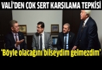 Bartın Valisi Savur'dan karşılama tepkisi