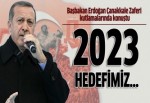 Başbakan Erdoğan 2023'teki hedefini açıkladı