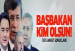 Başbakan kim olsun anketi