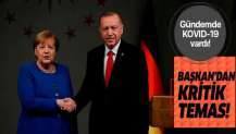 Başkan Erdoğan Almanya Başbakanı Merkel ile görüştü!