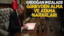 Başkan Erdoğan imzaladı: Görevden alma ve atama kararları