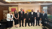 BAŞKAN FATİH IŞIK VE YÖNETİM KURULU HEYETİNDEN BAKAN YARDIMCISI TUZCU’YA ZİYARET