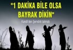 Bayrak elinde kaldı