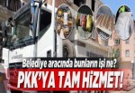 Belediyeye ait araçta patlayıcı yakalandı