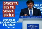 Beş yıl sonra bir ilk: Başbakan Davutoğlu Davos'ta konuştu