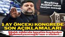 Beşiktaş Kulübü’nden Şafak Mahmutyazıcıoğlu açıklaması