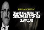 Beşir Atalay'dan CHP'ye: Bunlar ortalama bir aydın bile olamaz!