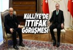 Beştepe'de Erdoğan-Bahçeli görüşmesi sona erdi.