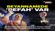 Beyannamede 'Refah' var