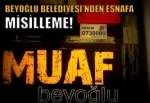 Beyoğlu Belediyesi'nden Esnafa Misilleme!