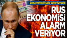 Borsa geriledi Ruble değer kaybetti Rus ekonomisi alarm veriyor