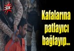 Boyunlarına patlayıcı bağladılar