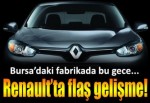 Bursa'da Renault işçileri üretimi durdurdu