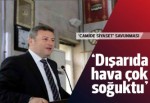 Camide siyaset kürsüsüne savunma: Hava soğuktu