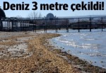 Çanakkale'de deniz 3 metre çekildi