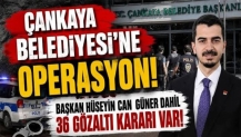 Çankaya Belediyesi'ne operasyon: Belediye Başkanı Hüseyin Can Güner dahil 36 kişiye gözaltı kararı