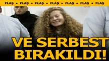 'Cesur Kız' Ahed Tamimi, 8 ayın ardından serbest