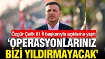 CHP İstanbul İl Başkanı Özgür Çelik 81 il başkanıyla açıklama yaptı