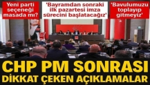 CHP kurmayları: Bayramdan sonraki ilk pazartesi imza sürecini başlatacağız