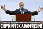 CHP’nin tek adam rejimi.