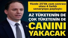 CHP'li Yavuzyılmaz yüzde 25 zammı değerlendirdi: Az tüketenin de, çok tüketenin de canını yakacak