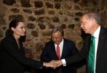 Cumhurbaşkanı Erdoğan Angelina Jolie ile görüştü