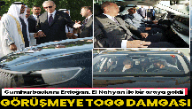 Cumhurbaşkanı Erdoğan BAE Devlet Başkanı ile görüştü