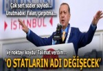Cumhurbaşkanı Erdoğan:Talimatı verdim, 'arena' isimlerini statlardan kaldırıyoruz