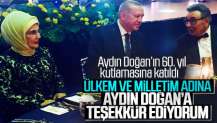 Cumhurbaşkanı Erdoğan'dan Aydın Doğan'a teşekkür