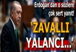Cumhurbaşkanı Erdoğan'dan CHP liderine sert sözler!