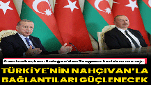 Cumhurbaşkanı Erdoğan'dan Zengezur koridoru mesajı