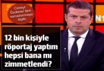 Cüneyt Özdemir'den soruşturmaya tepki: Röportaj yaptığı kişiler gazetecilere mi zimmetleniyor?