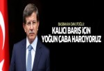 Davutoğlu 'Kalıcı barışı için yoğun çaba harcıyoruz'