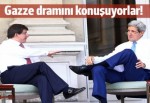 Davutoğlu Kerry'le görüştü