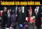 Davutoğlu, Kılıçdaroğlu'yla tokalaştı; Erdoğan uzaktan el salladı
