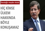 Davutoğlu meydan okudu