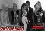 Davutoğlu şehit evini ziyaret etti