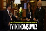 Davutoğlu'dan Samaras'a: İyi ki komşuyuz