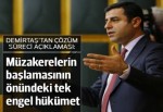 Demirtaş: Müzakerelerin önündeki tek engel hükümet