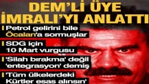 DEM'li üye her şeyi anlattı: Öcalan İmralı’da ne söyledi?