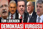 Demokrasi vurgusu