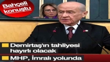 Devlet Bahçeli'den Selahattin Demirtaş açıklaması: Tahliyesi hayırlı olacak