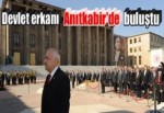 Devlet erkanı Anıtkabir'de buluştu