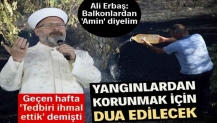Diyanet İşleri Başkanı saat verdi: Balkonlarda 'Amin' diyelim