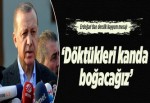 Döktükleri kanda boğacağız..